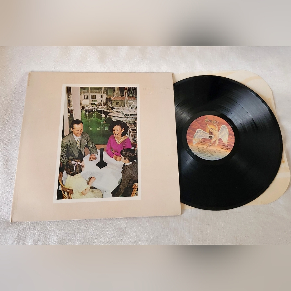Led Zeppelin Presence Vinyl Record LP Album SS 8416 [1976] SWAN SONG EMBOSSED